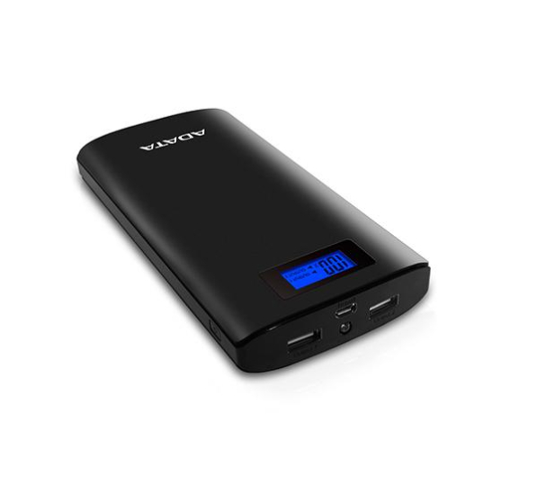 ADATA Power Bank P20000D 20000 mAh 2.1A (czarny) - 349077 - zdjęcie 3